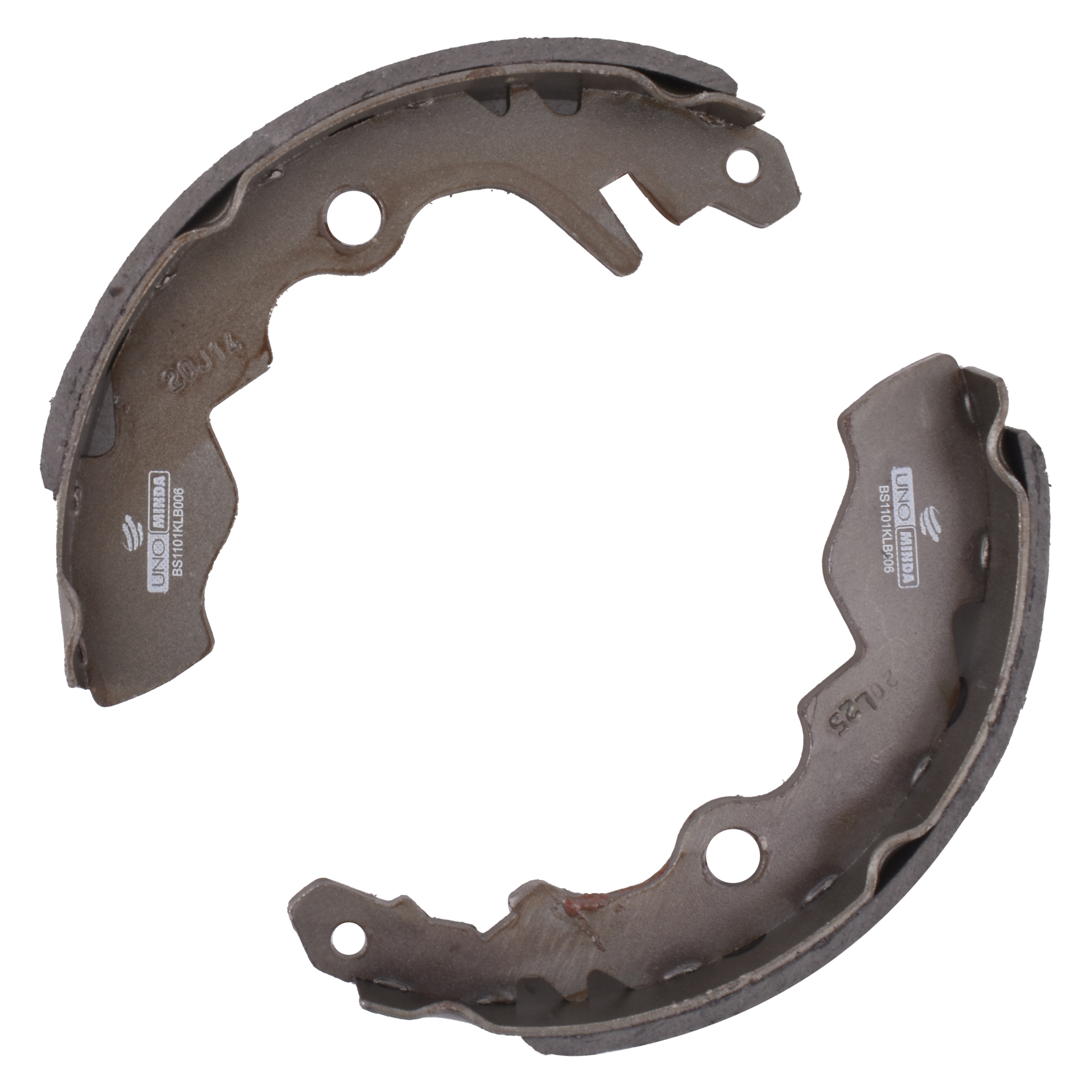 Uno Minda BS1101K Brake Shoes Rear for (KBX type) Indica (Set Of 4)